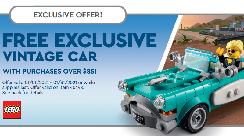 LEGO Store calendar for January 2021 reveals upcoming offers