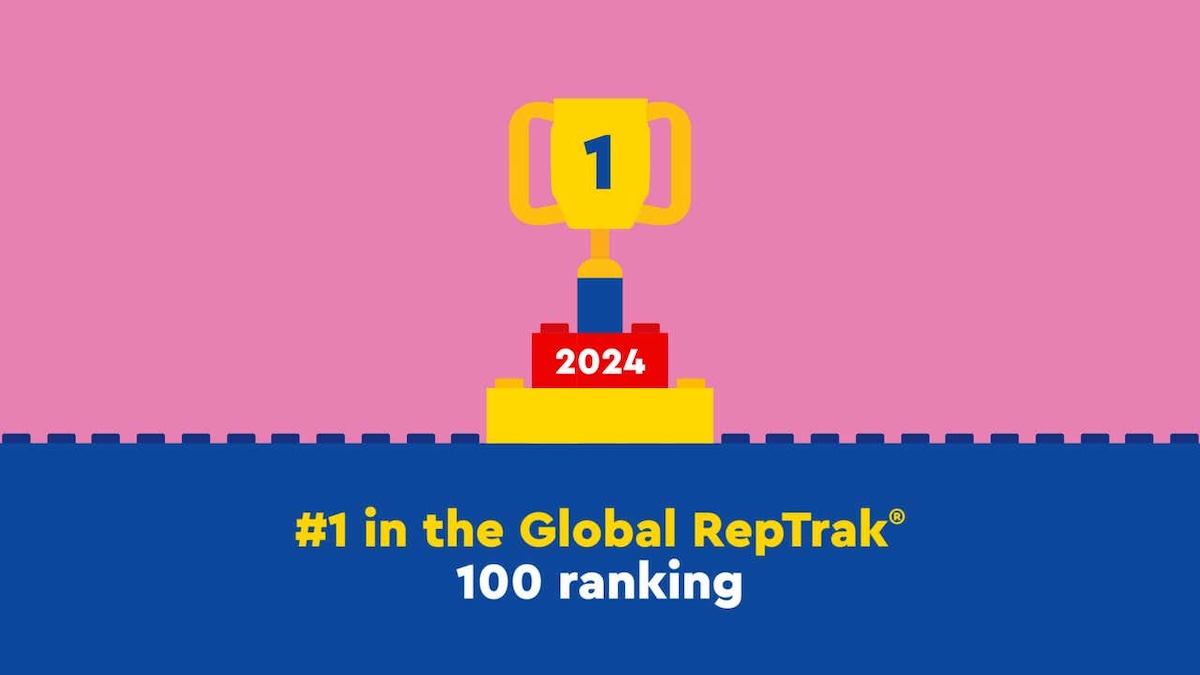 LEGO ranked most reputable company in the world for second year running