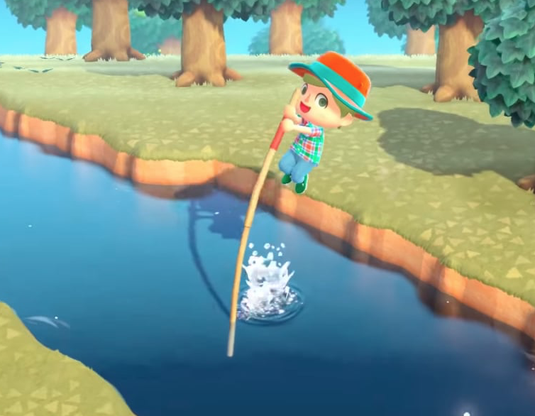 Animal Crossing New Horizons vaulting pole