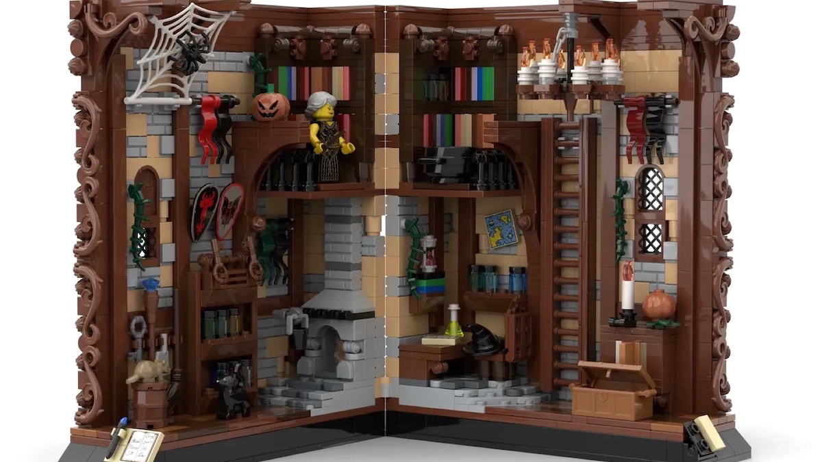 LEGO fans just can't get enough of brick-built booknooks