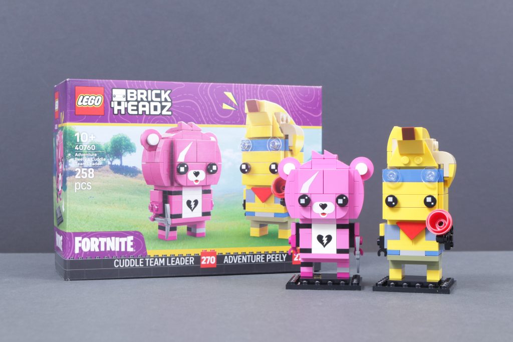 LEGO Fortnite BrickHeadz 40760 Adventure Peely Cuddle Team Leader review 1 1024x683