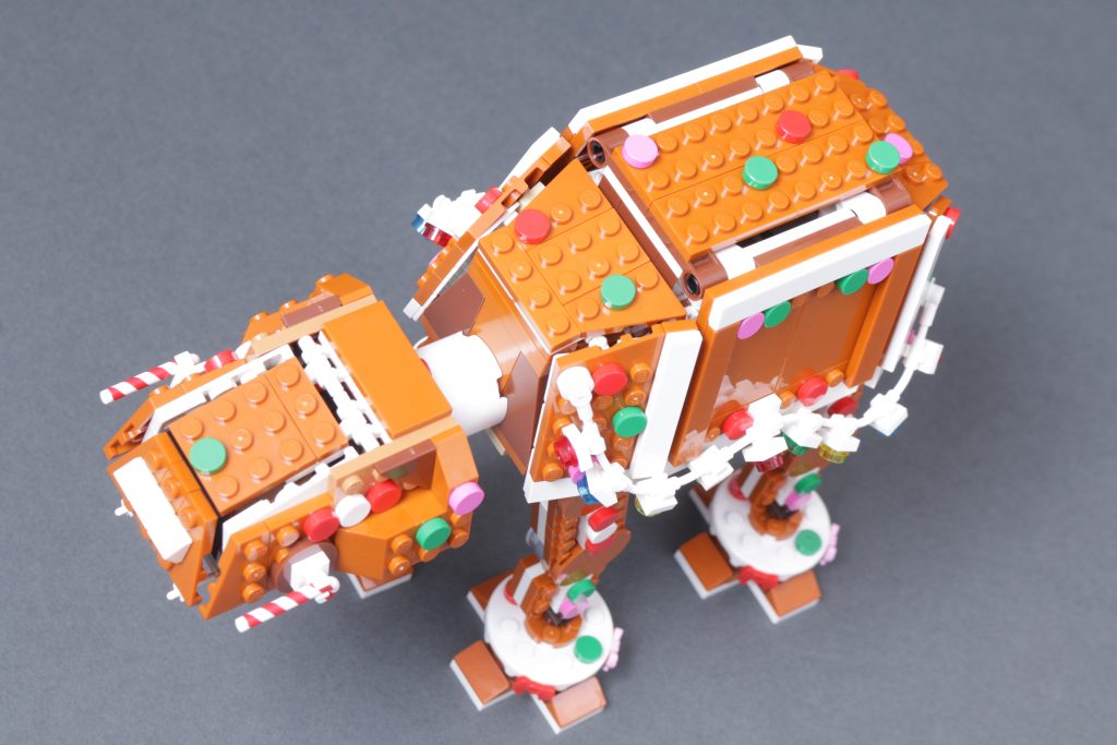 LEGO Christmas 2025 sets 40812 Snowman Ornaments 40809 Festive Gingerbread House 40820 Up Scaled Santa Minifigure 40806 Gingerbread AT AT Walker review 29 1024x683