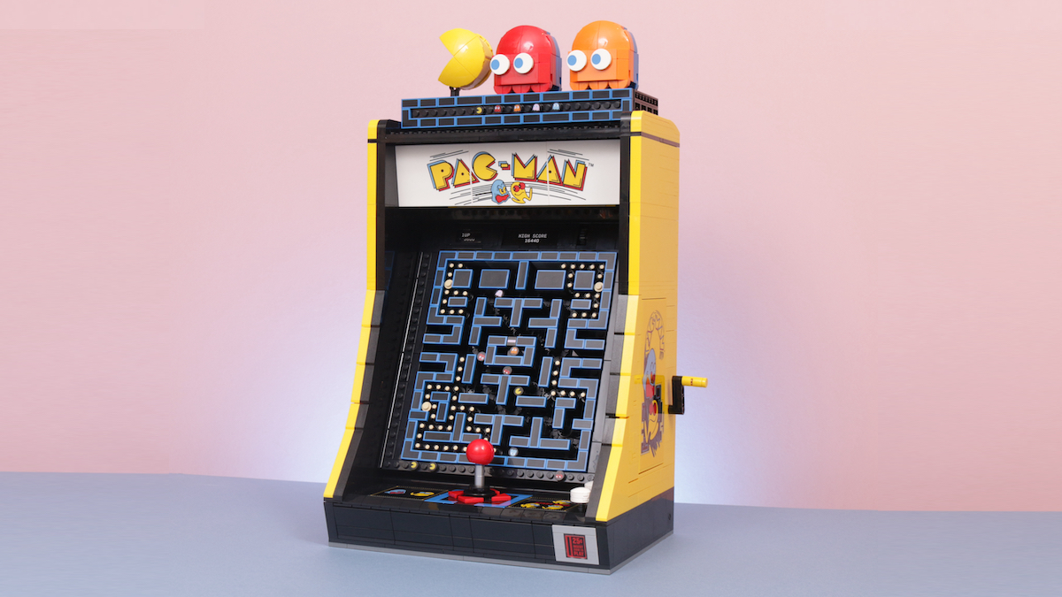 We rebuilt LEGO Icons 10323 PAC-MAN Arcade, and…