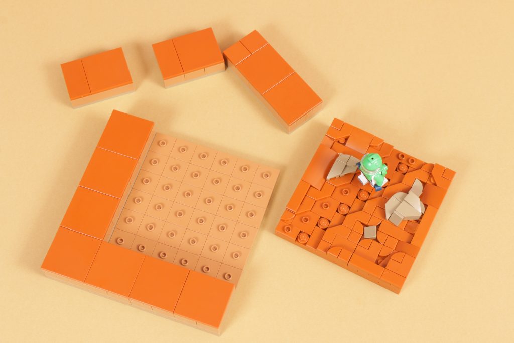 How to LEGO – Building space terrain part I step by step 31 1024x683