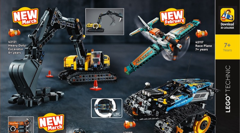 LEGO Technic Hovercraft and Excavator coming in 2021