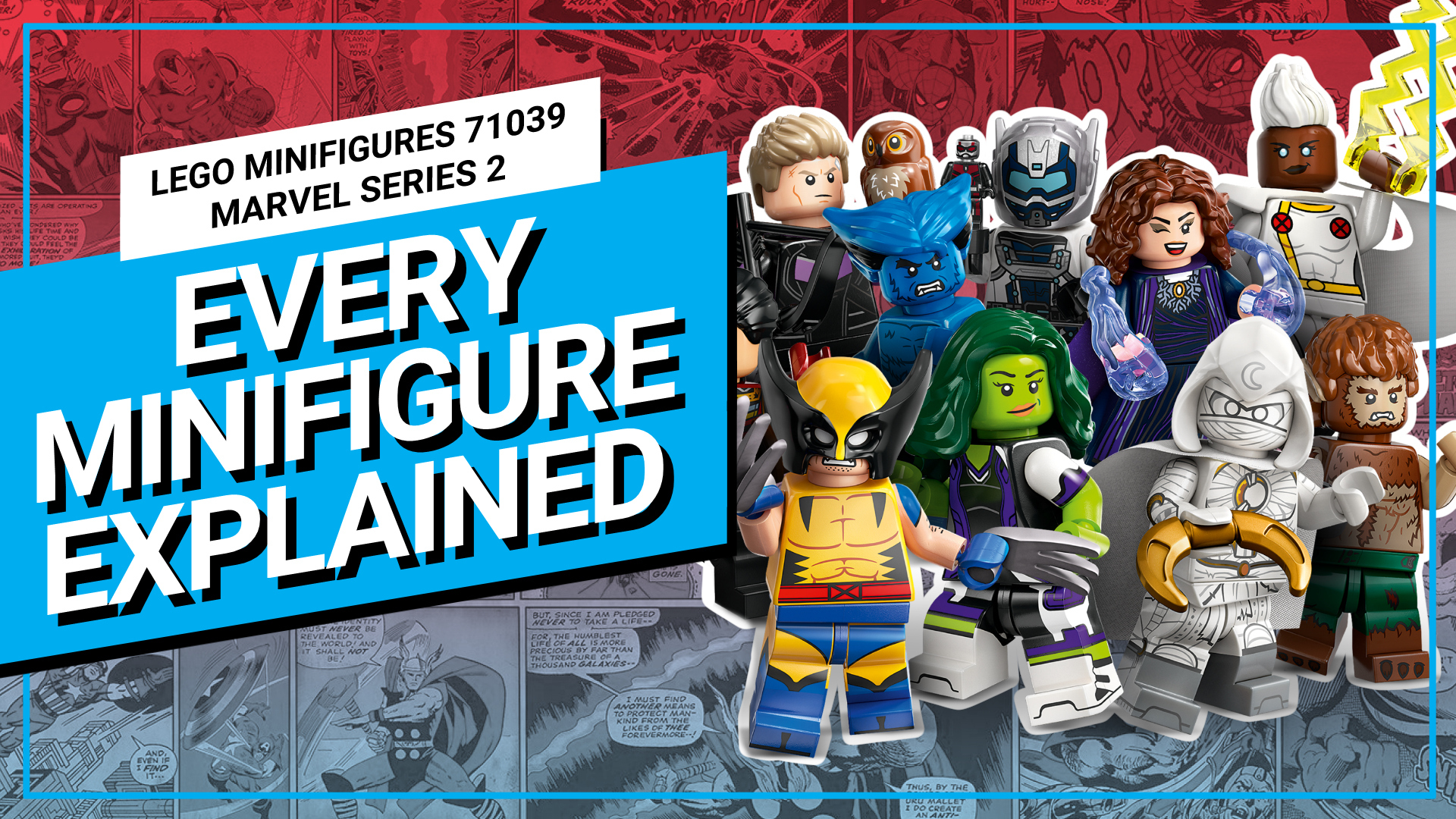 WATCH: Every LEGO Marvel Series 2 Collectible Minifigure explained