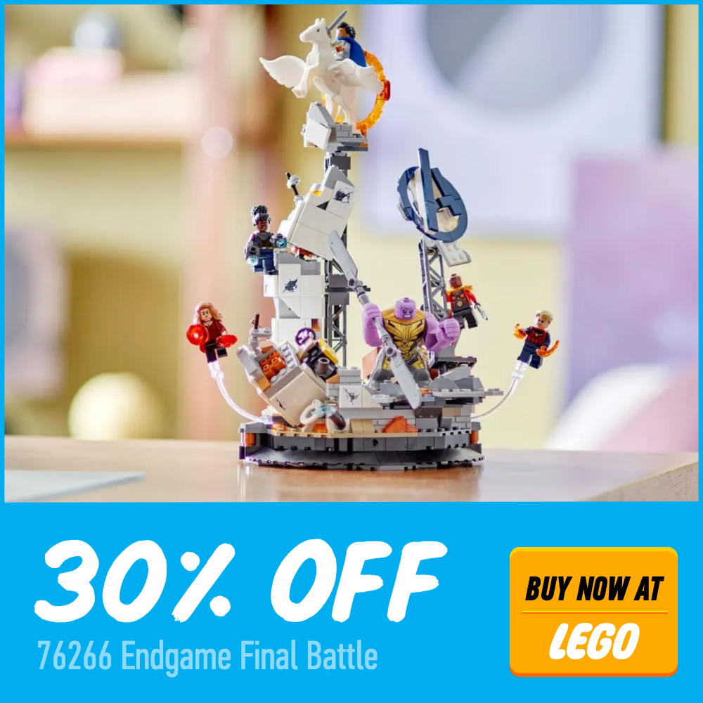 LEGO Marvel 76266 Endgame Final Battle LEGO 30 off deal card