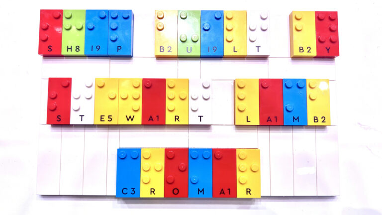 LEGO Maid of Fabuland LEGO Braille Bricks