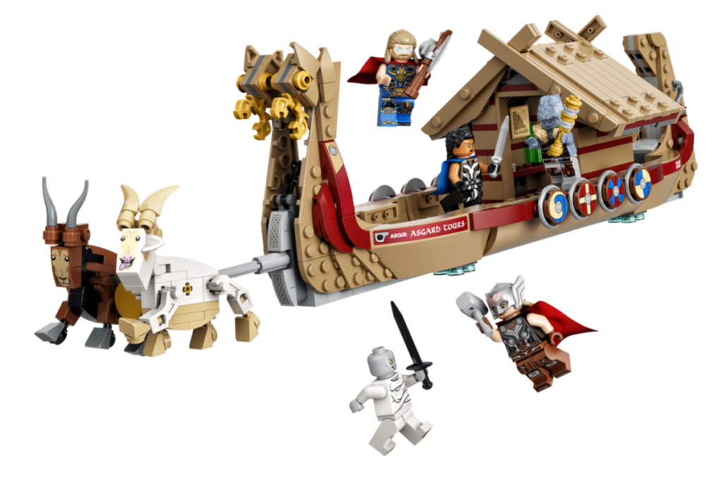 LEGO Marvel 76208 The Goat Boat contents 1024x697