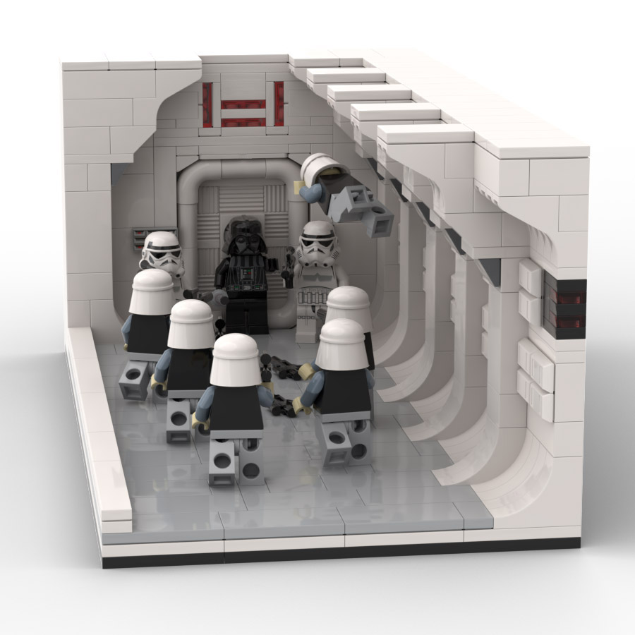 LEGO star wars tantive IV corridor custominstructions rebrickable