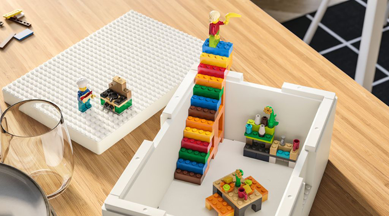 You can use the LEGO IKEA boxes for more than just storage