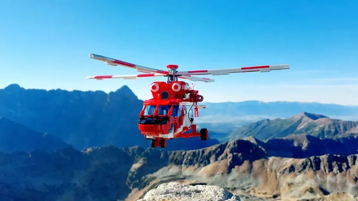 LEGO Ideas project inspired by real-life helicopter hero reaches 10K