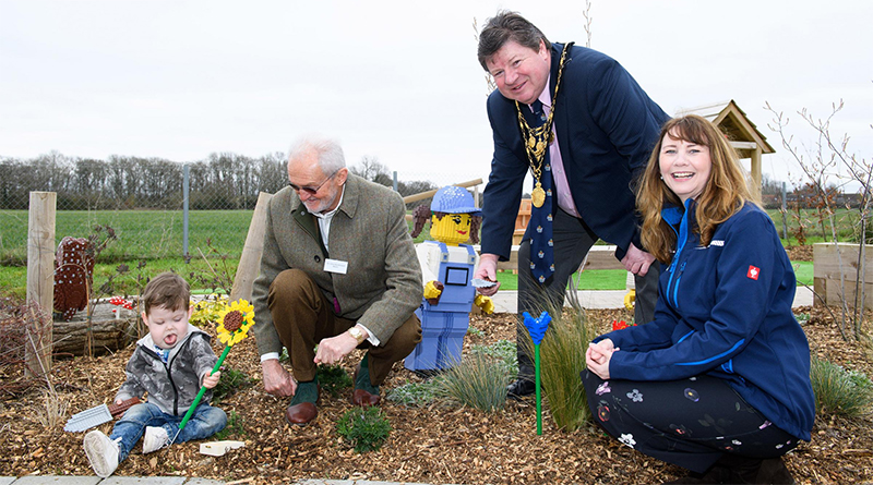LEGO sensory garden opens at children’s hospice in Maidenhead