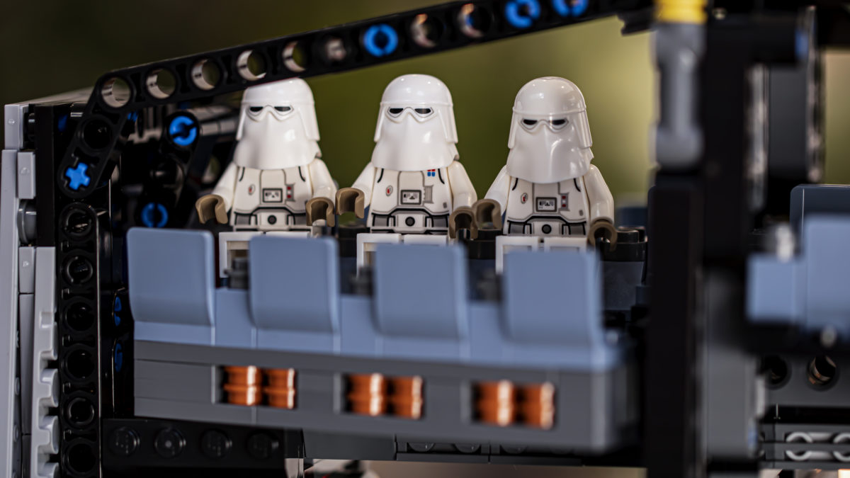 You can squeeze nearly 200 minifigures inside LEGO Star Wars 75313 AT-AT