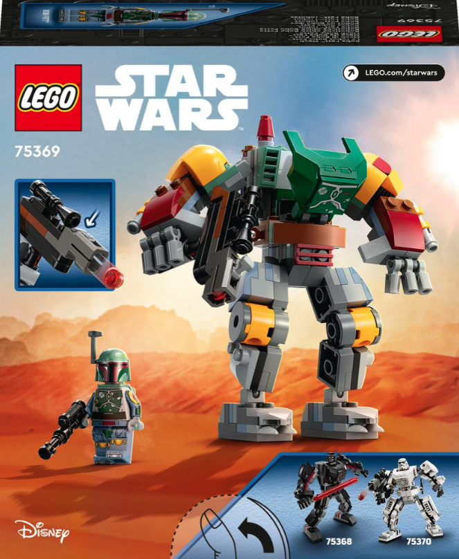LEGO Star Wars 75369 Boba Fetts Mech Box