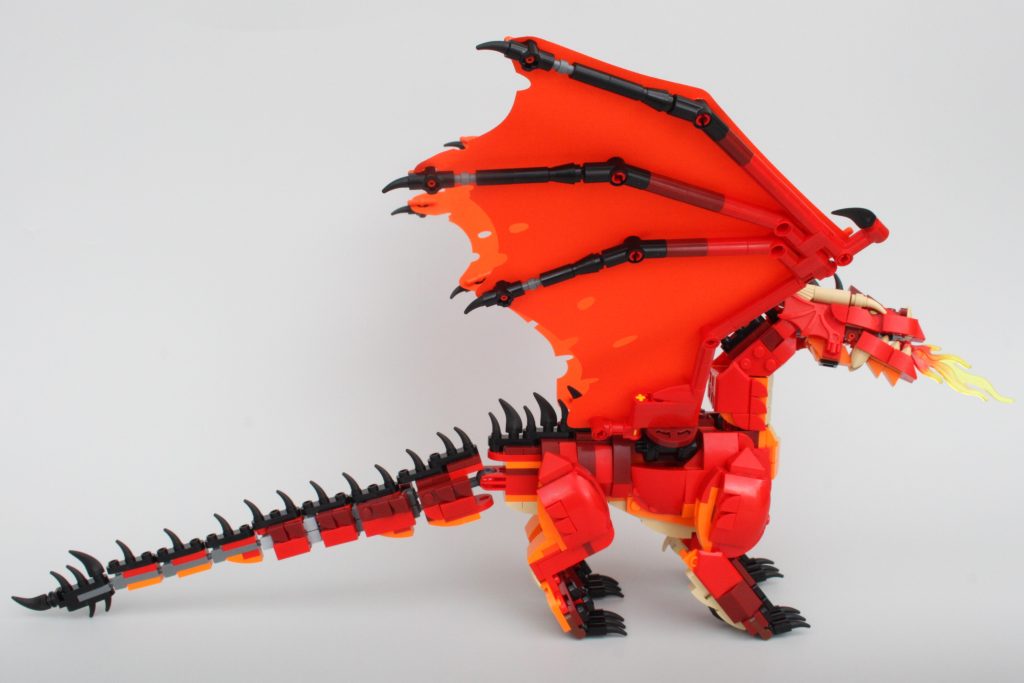 LEGO Ideas 21348 red dragons tale dungeons and dragons review 185 1024x683
