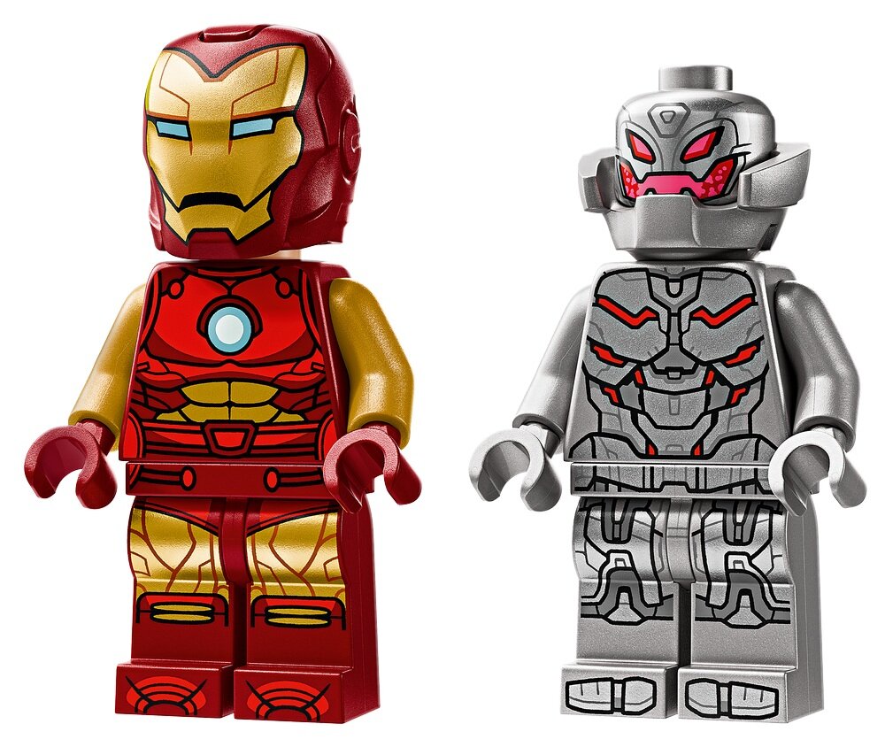 LEGO 76307 Marvel Mech Iron Mana kontra Ultron figurki