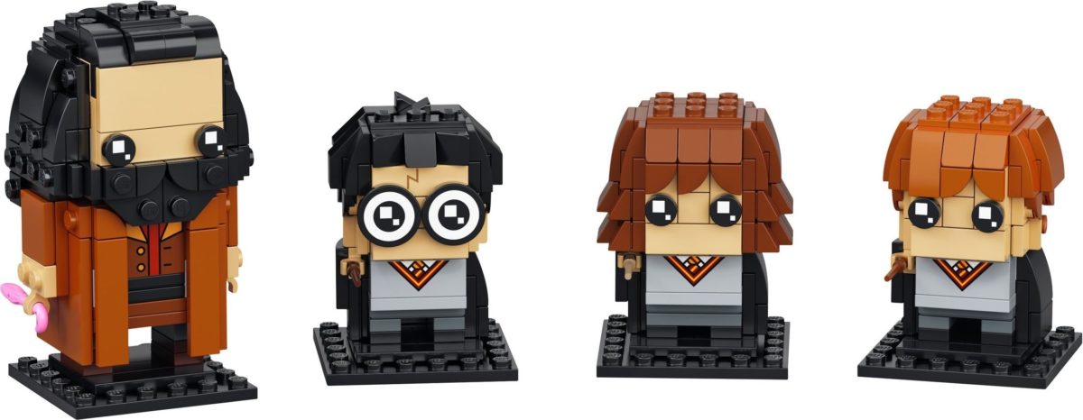 40495 Harry Hermione Ron Hagrid Brickheadz