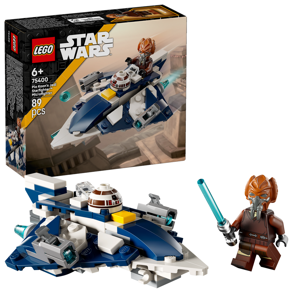 LEGO Star Wars Plo Koons Jedi Starfighter Microfighter 1