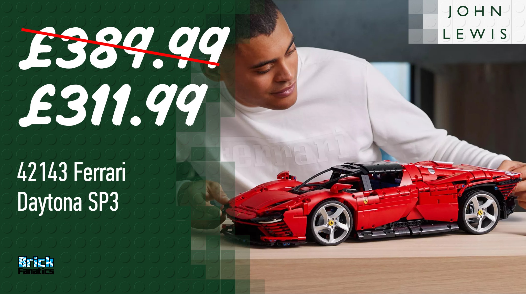 Double savings on race-ready LEGO Technic Ferrari set