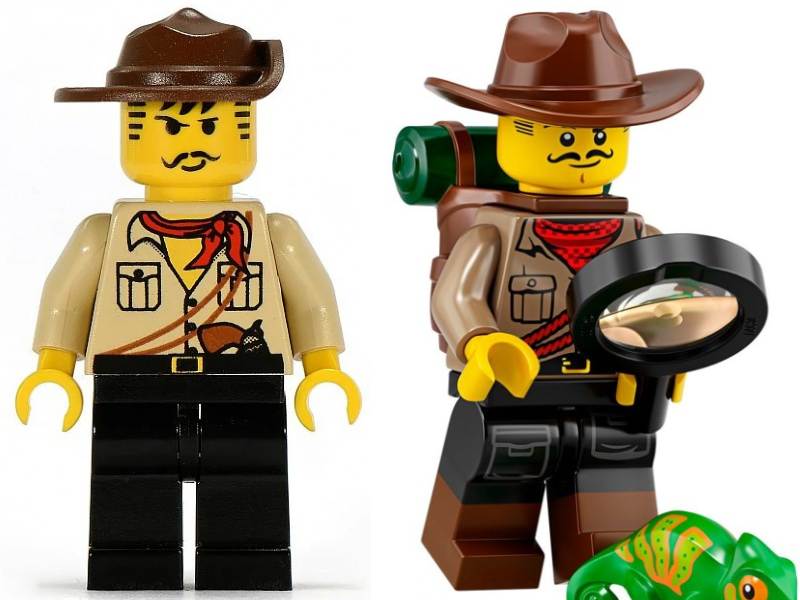 LEGO Johnny Thunder comparison