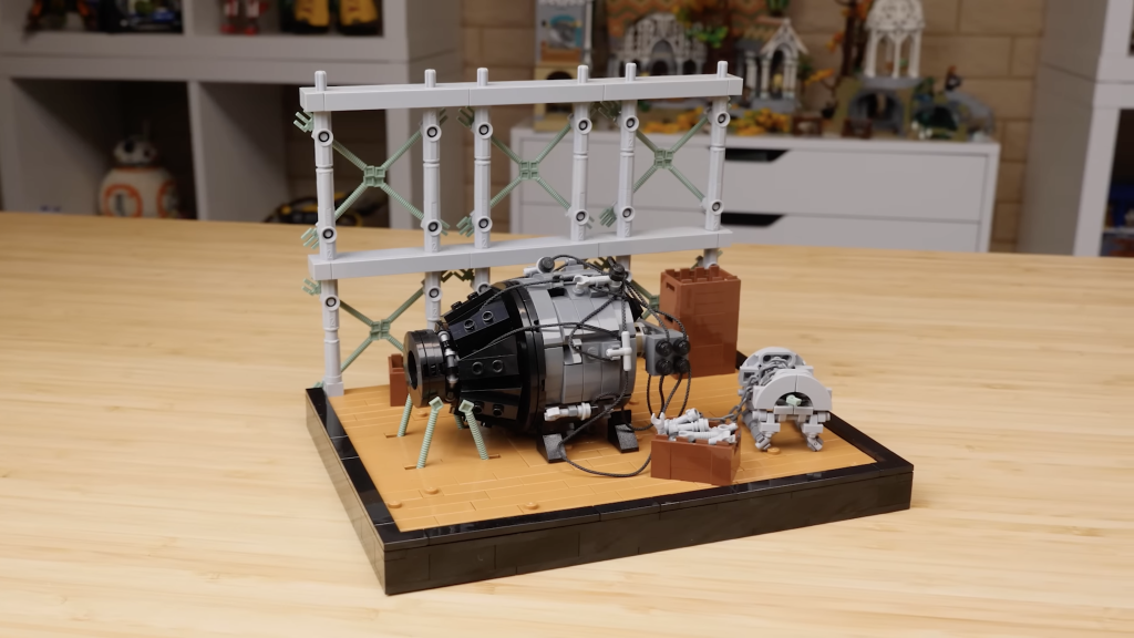 CHEESEY STUDIOS LEGO 43230 Walt Disney Tribute Camera Oppenheimer build 4 1024x576