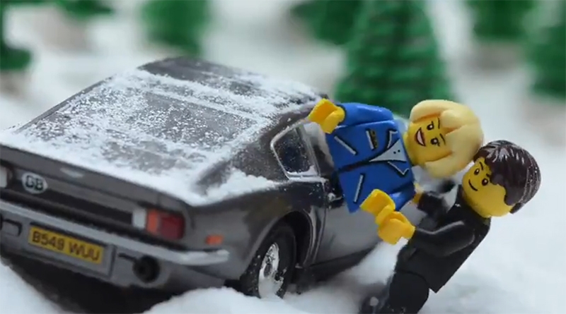 LEGO James Bond scene recreates The Living Daylights