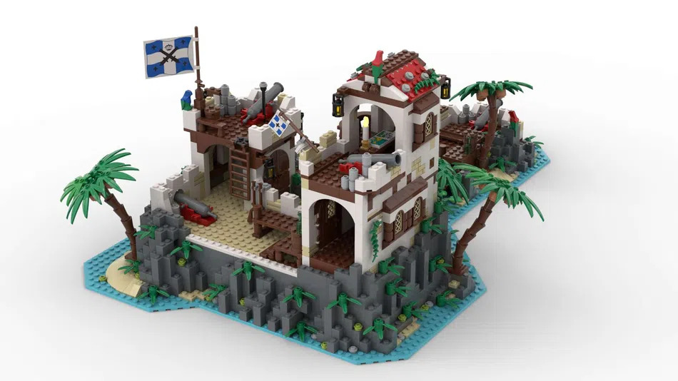 LEGO Ideas Imperial Island Fortress
