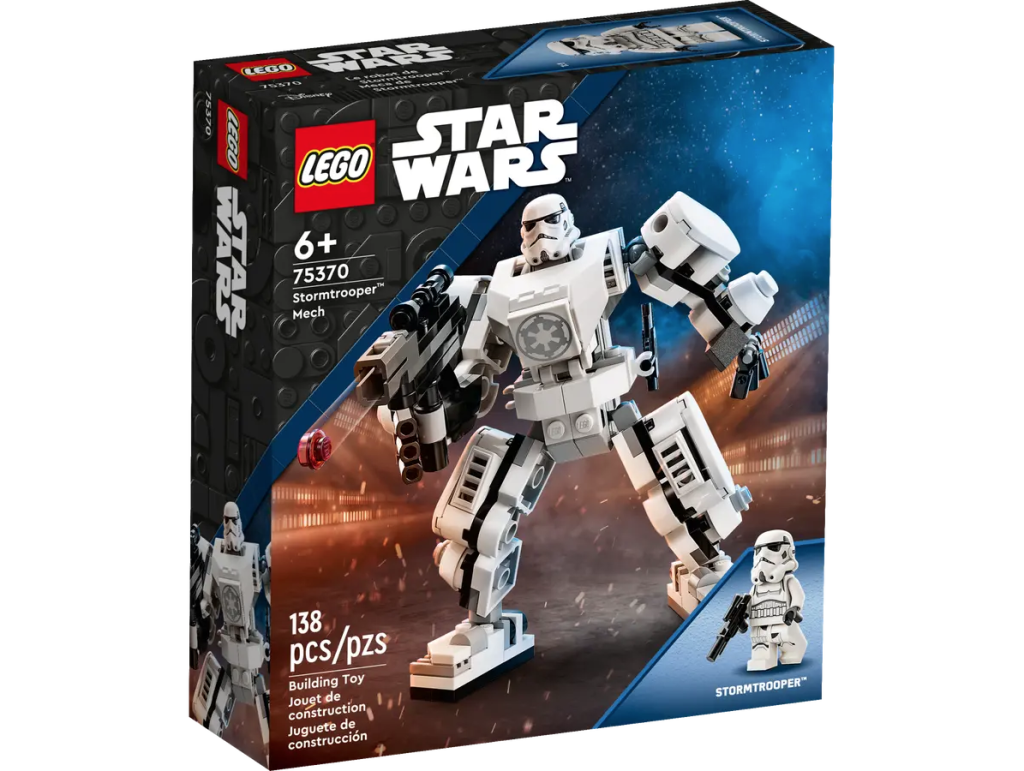LEGO Star Wars 75370 Stormtrooper Mech box front 1024x771