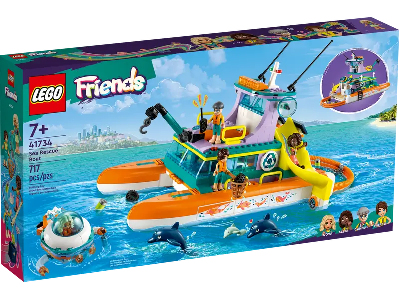 LEGO Friends 41734 Sea Rescue Boat Box 1