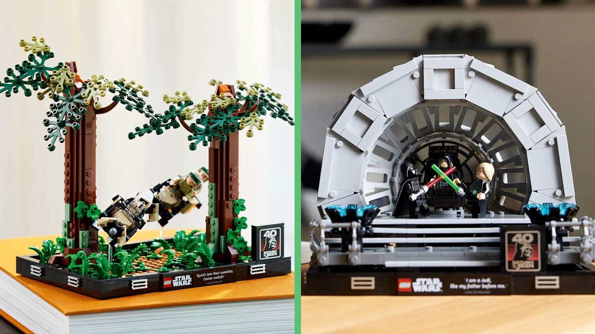 Pre-order new LEGO Star Wars dioramas today and get a FREE t-shirt