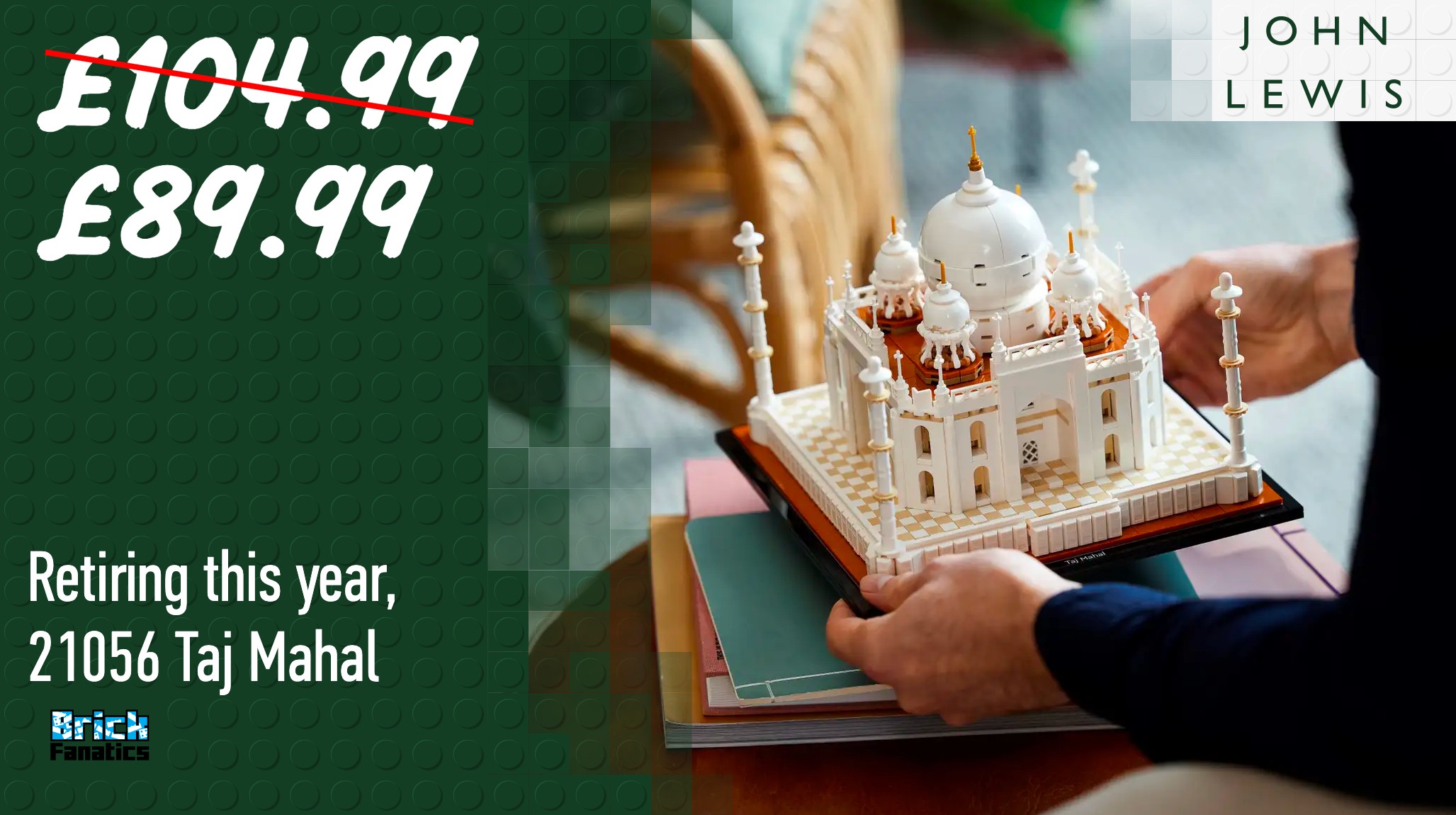 Use this code to save on retiring LEGO Architecture set