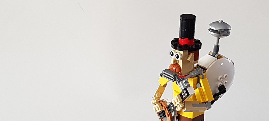 Brick Pic of the Day: One-man band