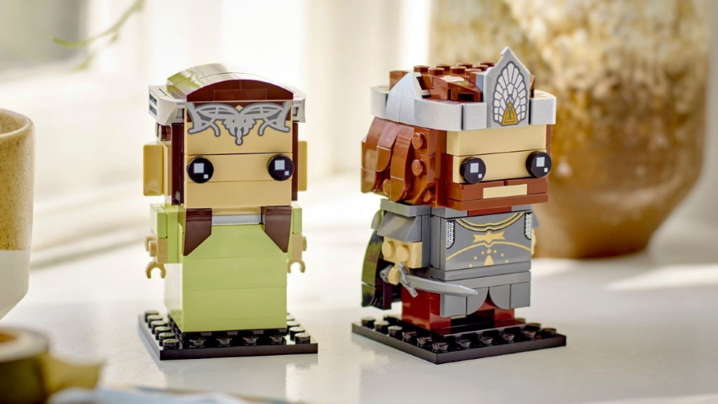 LEGO The Lord of the Rings BrickHeadz 40632 Aragorn Arwen featured 1024x576