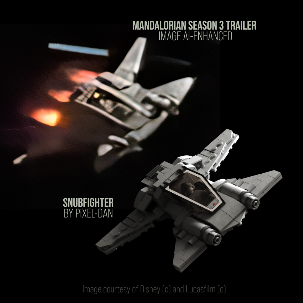 PiXEL DAN LEGO Star Wars The Mandalorian Snubfighter concept 5