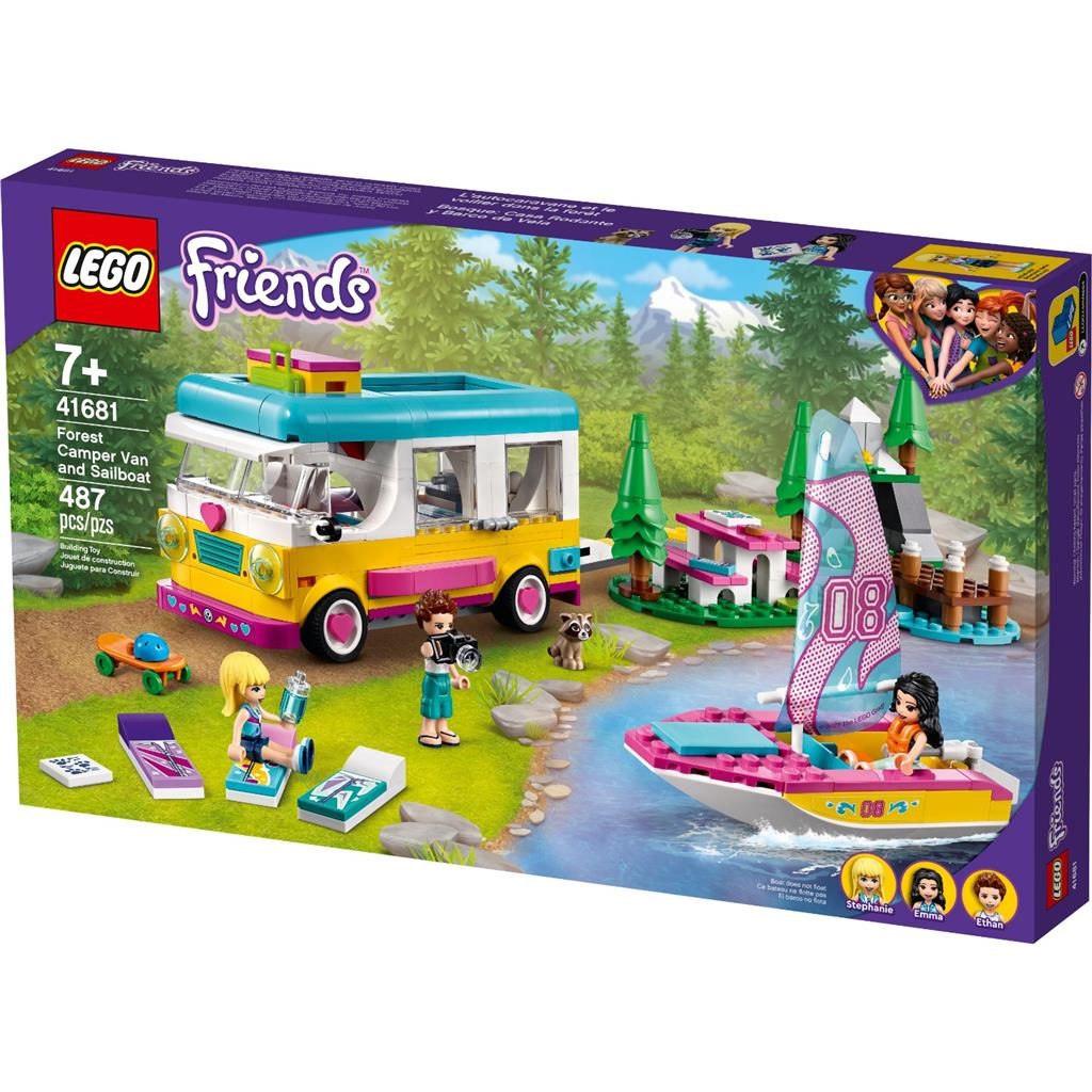 LEGO FRIENDS 41681 FOREST CAMPER VAN AND SAILBOAT 1 1024x1024