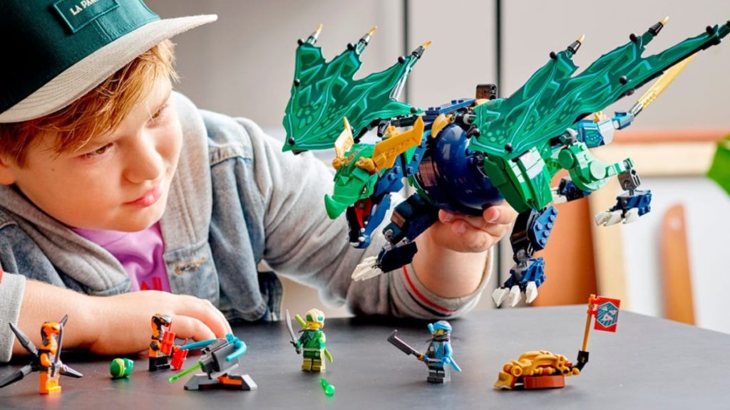 LEGO NINJAGO 71766 Lloyds Legendary Dragon lifestyle featured 1024x576