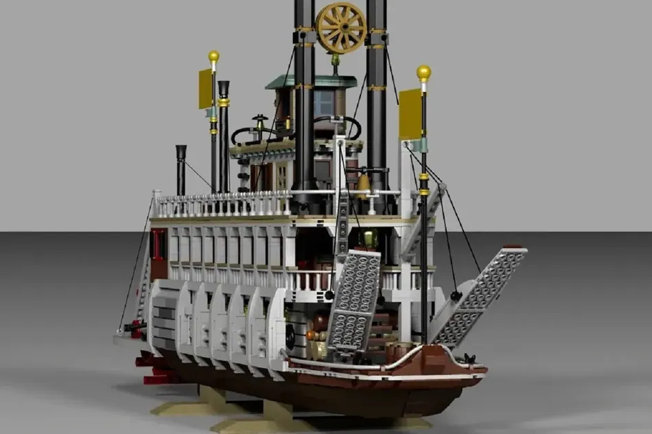 LEGO Ideas Western River Steamboat 5