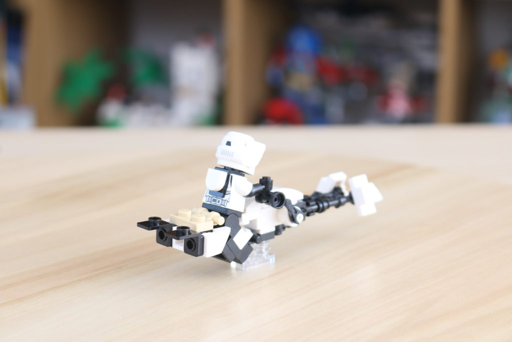 LEGO Star Wars The Mandalorian Speeder Bike Z 74 custom build 2