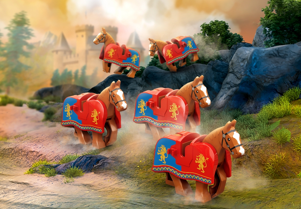 LEGO PAB Crusader Horses Bundle