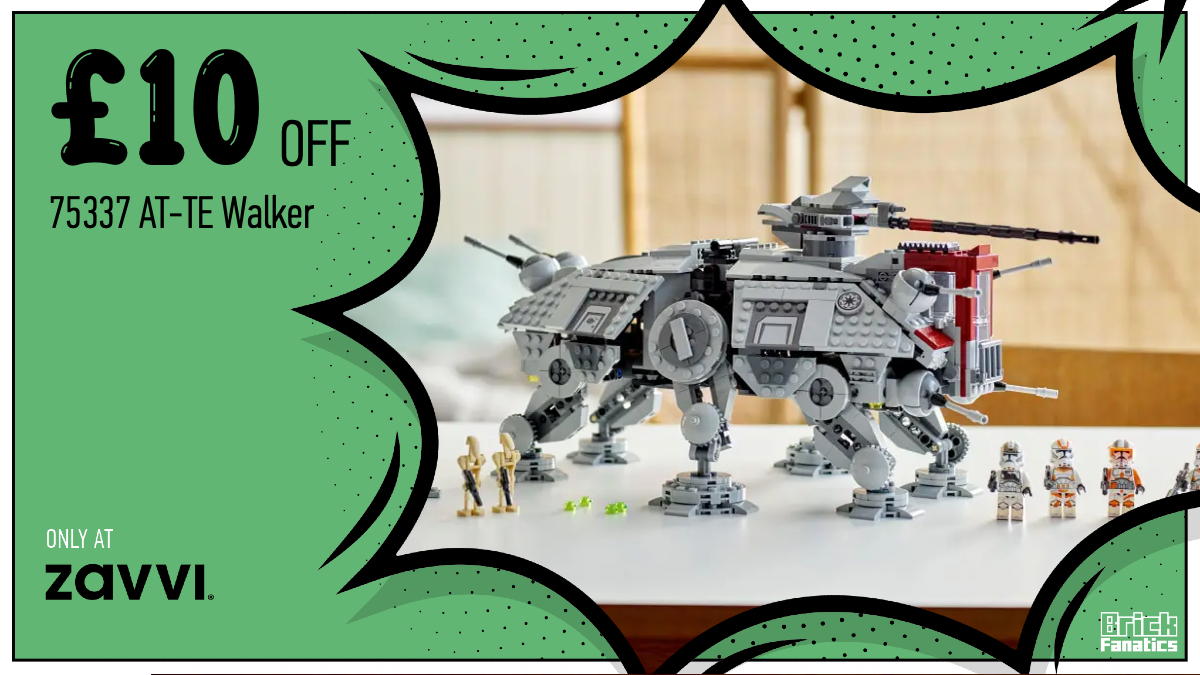 Recreate the Battle of Utapau and save £10 on LEGO Star Wars 75337 AT-TE Walker