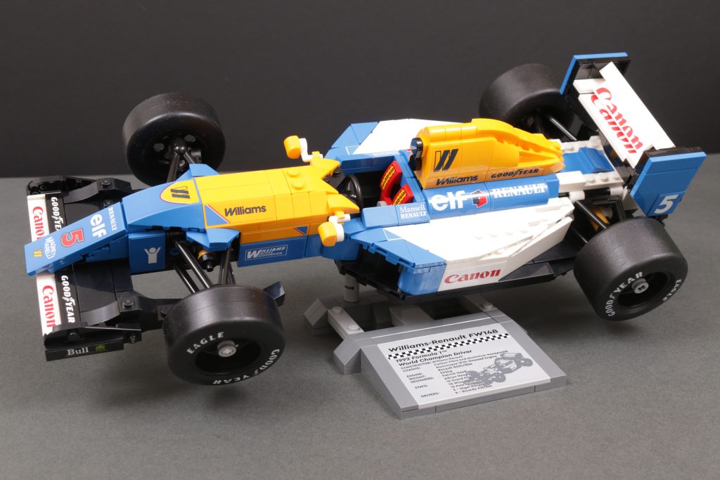 LEGO Icons 10353 Williams Racing FW14B Nigel Mansell review 13 1024x683