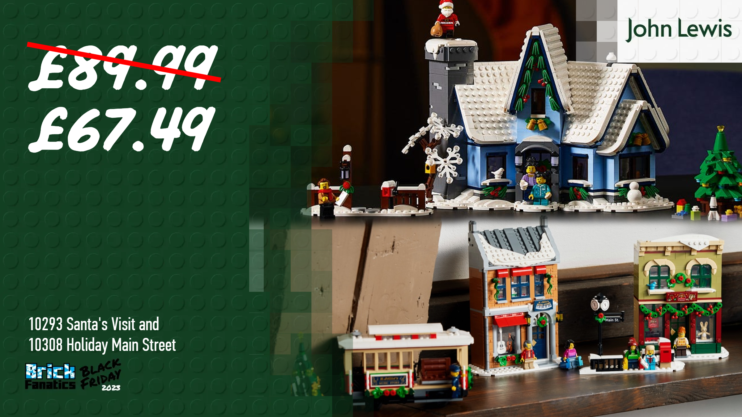 Get ready for Xmas with Black Friday savings on LEGO Winter Village