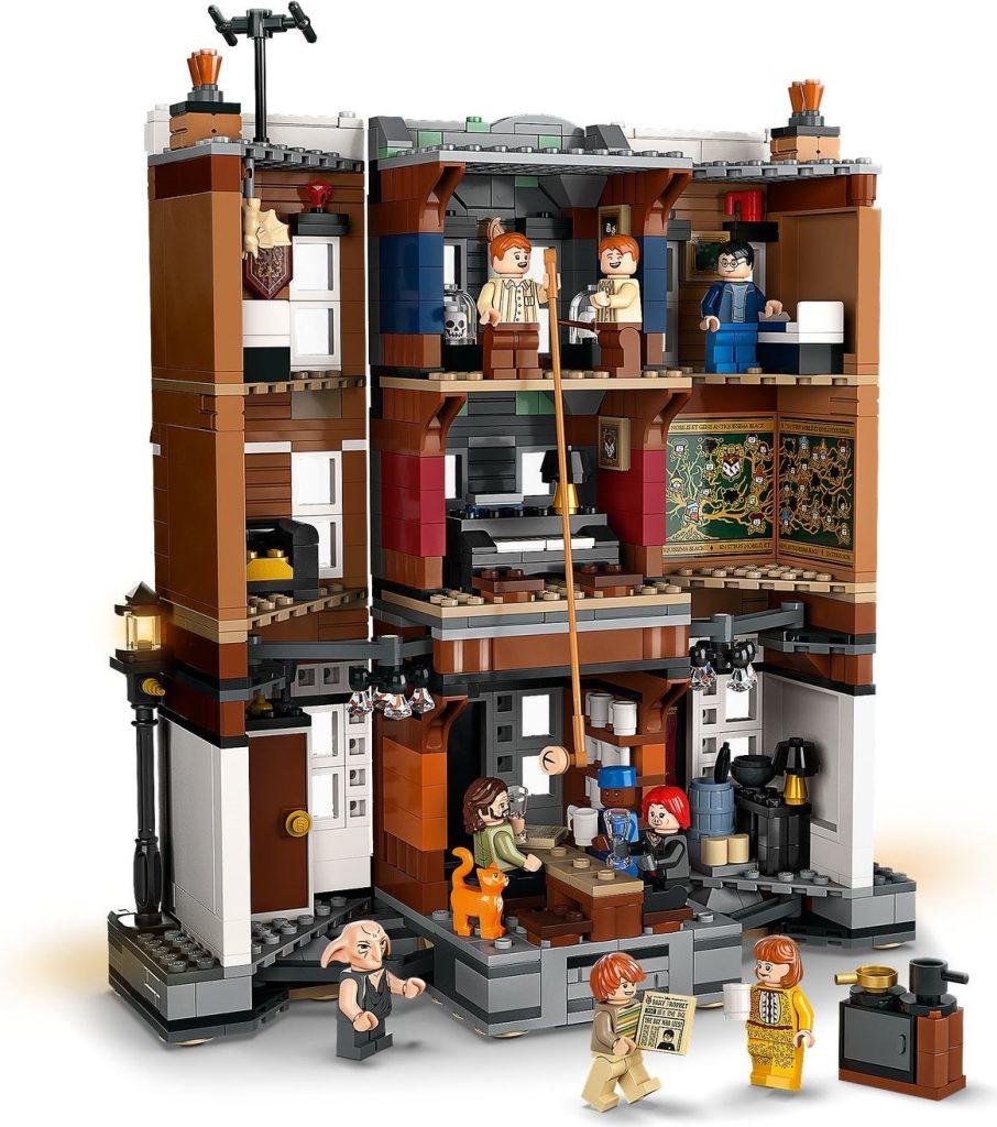 LEGO Harry Potter 76408 12 Grimmauld Place Rear 906x1024