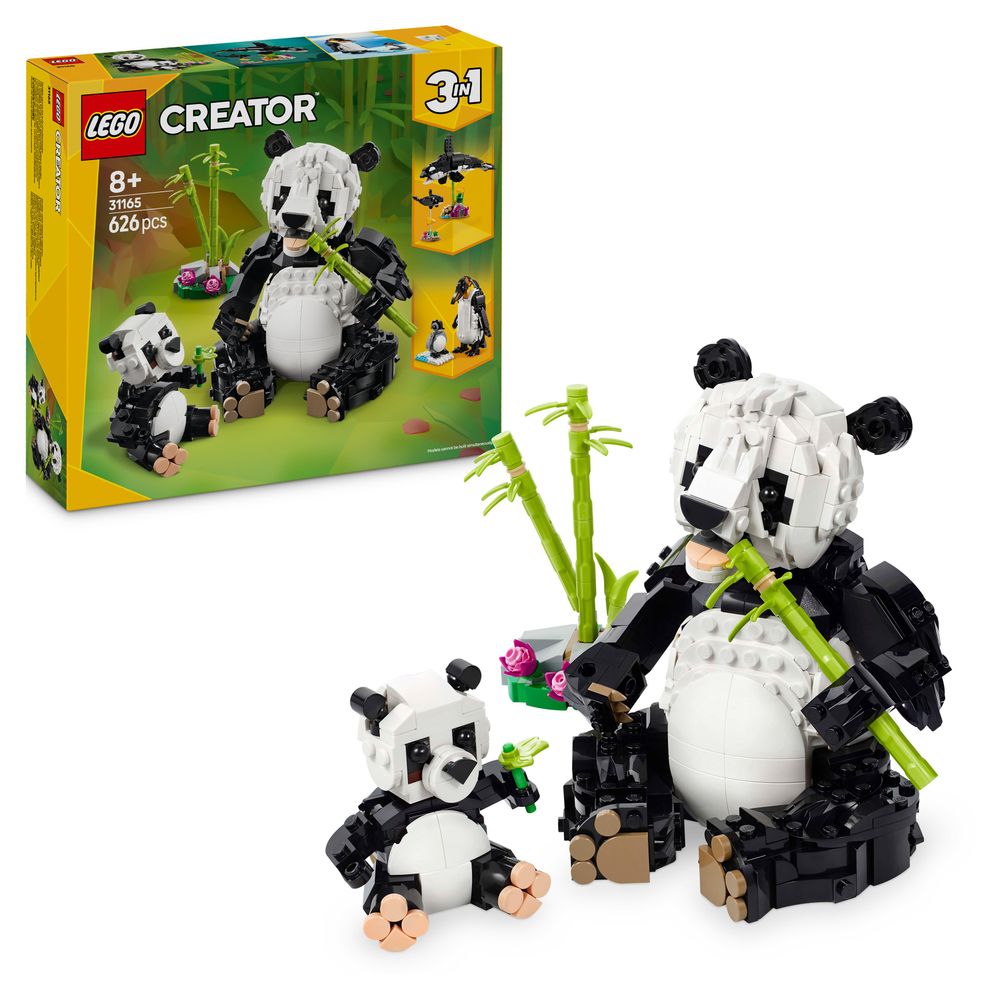 LEGO Creator 3 in 1 31165 Wild Animals Panda Family 1