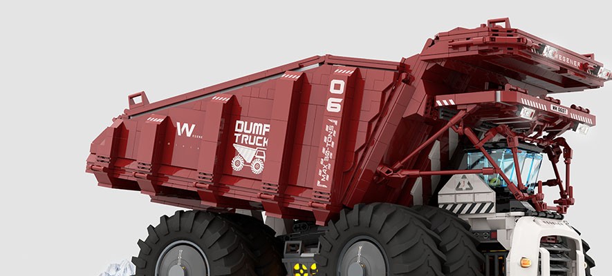 Brick Pic of the Day: WEGENER mining Dump Truck