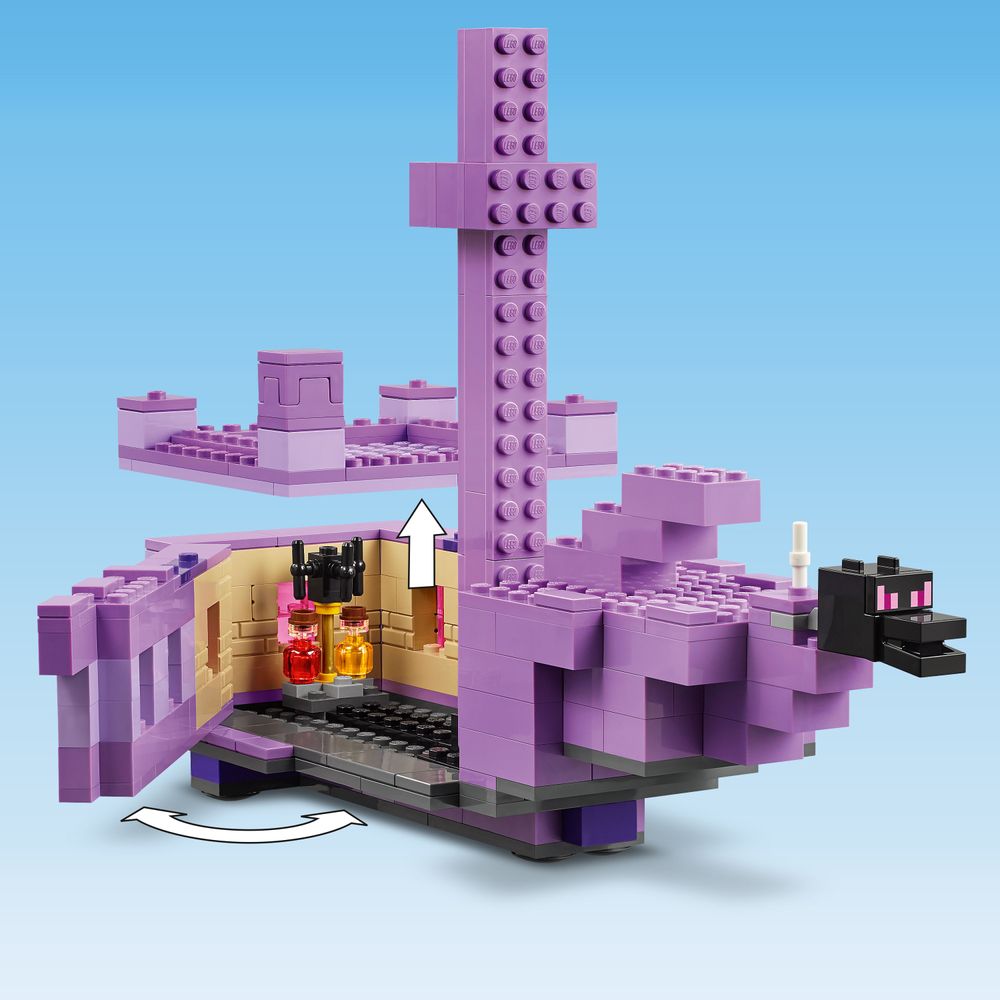 LEGO Minecraft 21264 The Ender Dragon and End Ship 4