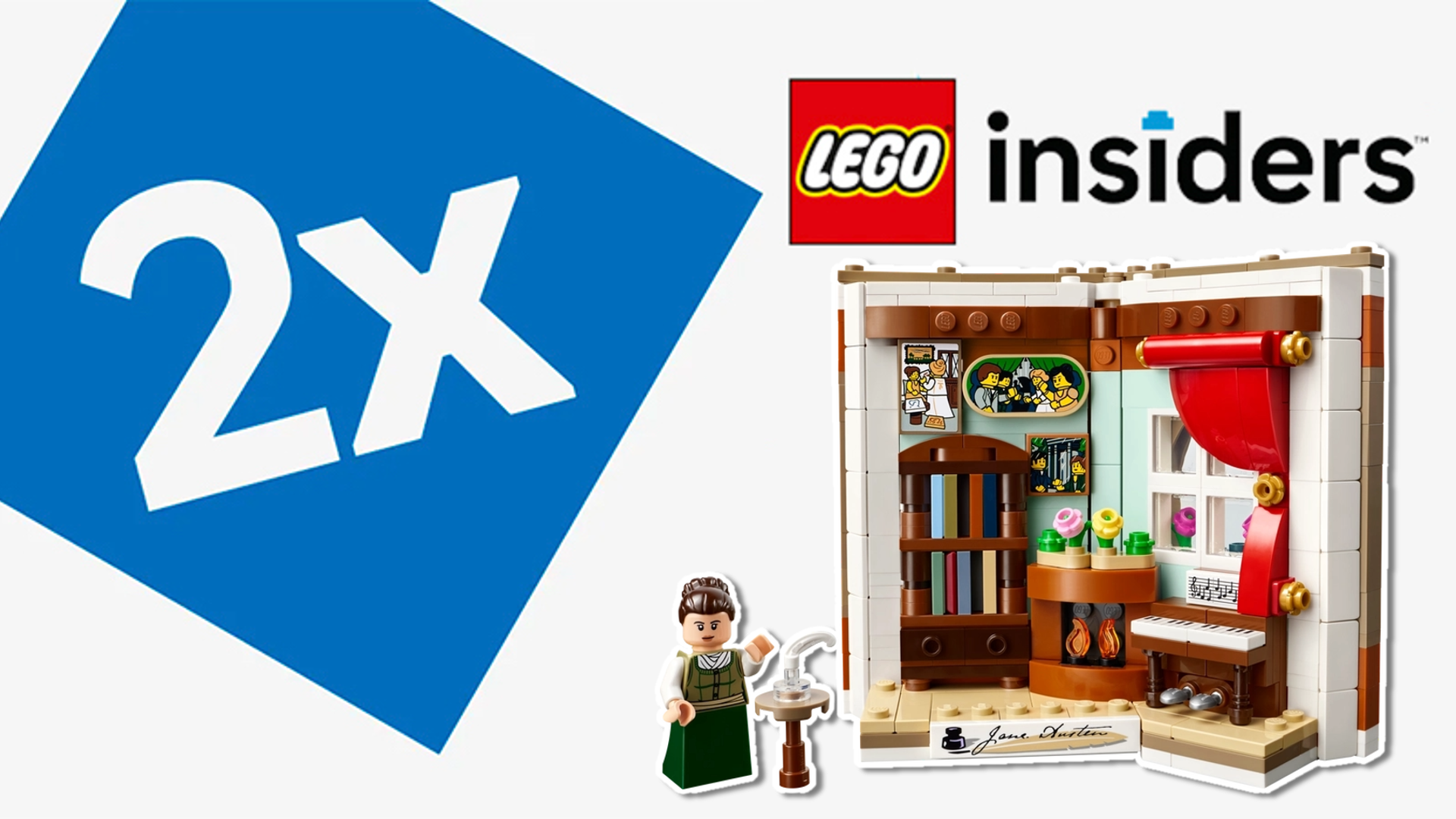 LEGO Jane Austen GWP and double Insiders points go live down under