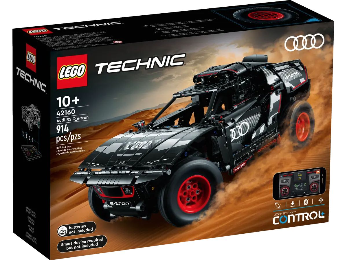 LEGO Technic 42160 Audi R2 Q e tron box front