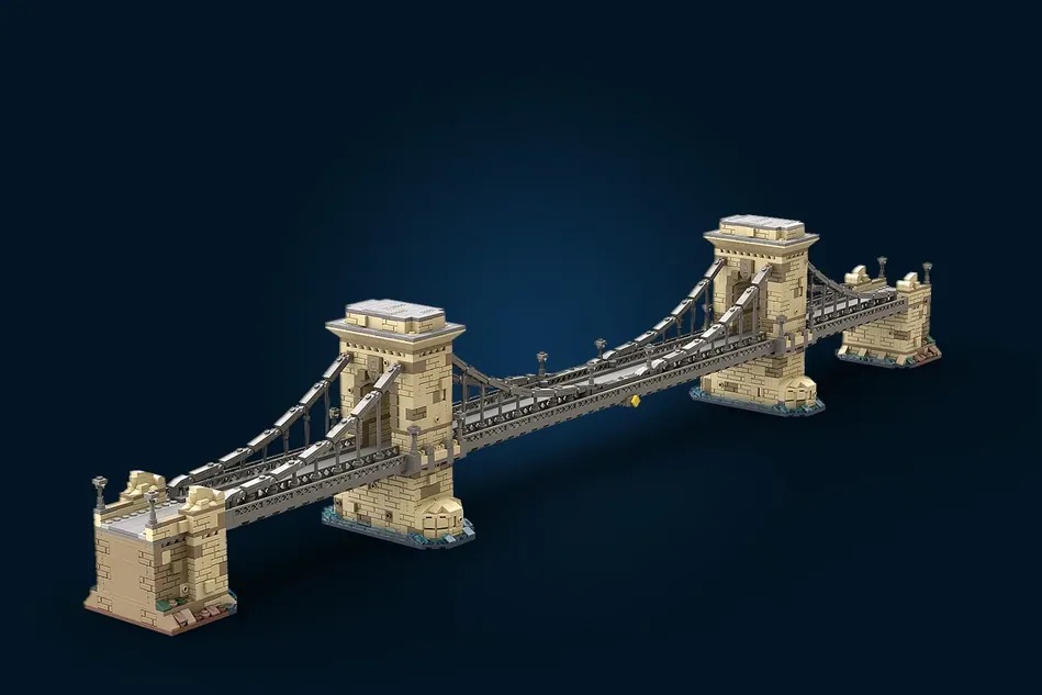 LEGO Ideas Szechenyi Chain Bridge Budapest 2